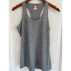 Lucy TECH Tank Women Medium Gray Racerback Althletic Running Tennis New No Tags